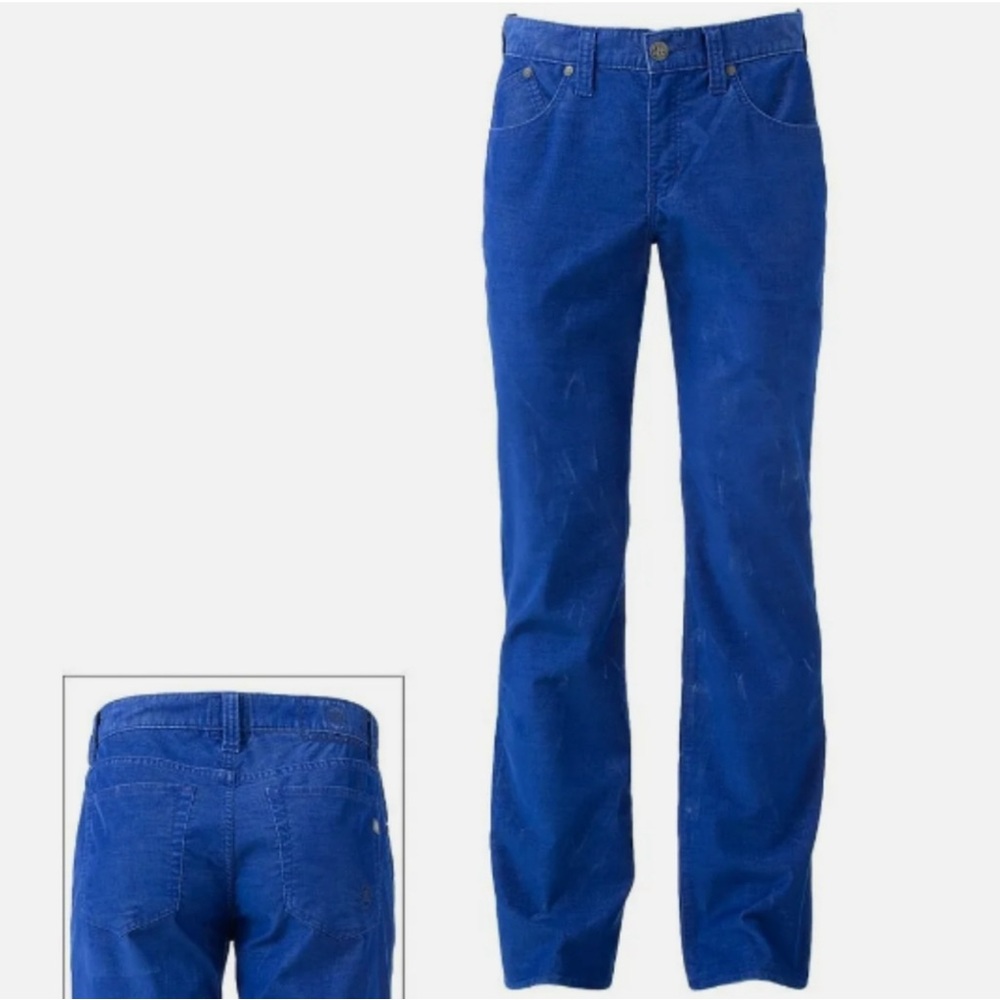 Rock & Republic Men's Vibrant Blue Corduroy Pants